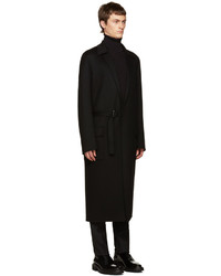 schwarzer Wollüberzug von Jil Sander