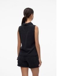 schwarzes ärmelloses Oberteil von Vero Moda