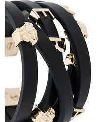 schwarzes Armband von Versace
