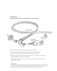 schwarzes Armband von Trollbeads