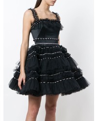 schwarzes ausgestelltes Kleid aus Tüll von Viktor&Rolf Soir
