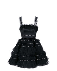 schwarzes ausgestelltes Kleid aus Tüll von Viktor&Rolf Soir