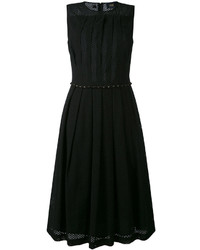 schwarzes ausgestelltes Kleid von Class Roberto Cavalli