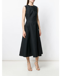 schwarzes ausgestelltes Kleid von Calvin Klein 205W39nyc