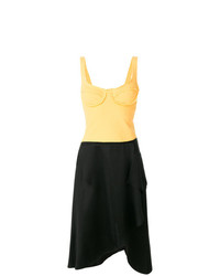 schwarzes ausgestelltes Kleid von JW Anderson