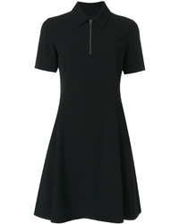 schwarzes ausgestelltes Kleid von Kenzo
