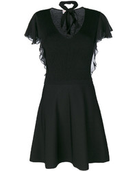 schwarzes ausgestelltes Kleid von RED Valentino