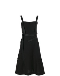 schwarzes ausgestelltes Kleid von Tomas Maier