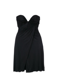 schwarzes ausgestelltes Kleid von Versace Vintage