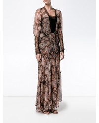 schwarzes Ballkleid mit Paisley-Muster von Etro