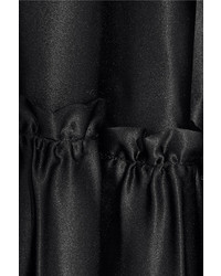 schwarzes Ballkleid mit Rüschen von Givenchy