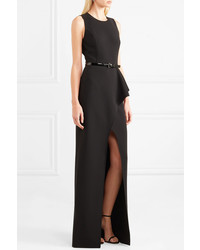 schwarzes Ballkleid mit Schlitz von Michael Kors Collection