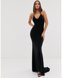 schwarzes Ballkleid von Club L London