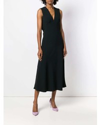 schwarzes Ballkleid von Victoria Beckham