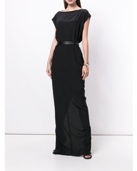 schwarzes Ballkleid von Rick Owens