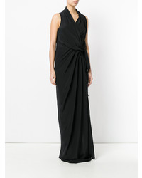 schwarzes Ballkleid von Rick Owens