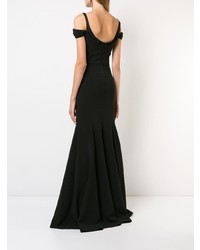 schwarzes Ballkleid von Marchesa Notte