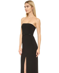 schwarzes Ballkleid von Halston