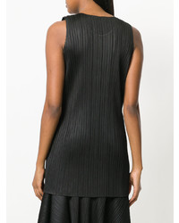 schwarzes Ballkleid von Pleats Please By Issey Miyake