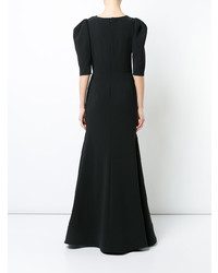 schwarzes Ballkleid von Christian Siriano