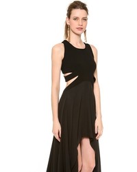 schwarzes Ballkleid von Jay Ahr