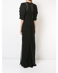 schwarzes Ballkleid von Vera Wang