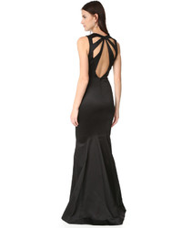 schwarzes Ballkleid von Zac Posen