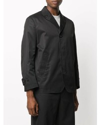 schwarzes Baumwollsakko von Comme des Garcons Homme