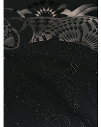 schwarzes bedrucktes figurbetontes Kleid von Versace Jeans