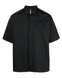 schwarzes bedrucktes Kurzarmhemd von Oamc
