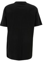 schwarzes bedrucktes Kurzarmhemd von Upscale by Mister Tee