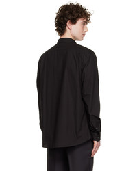 schwarzes bedrucktes Langarmhemd von Kenzo