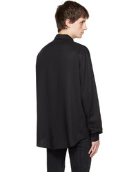 schwarzes bedrucktes Langarmhemd von RtA