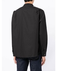 schwarzes bedrucktes Langarmhemd von Kenzo