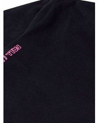 schwarzes bedrucktes Langarmshirt von Awake NY