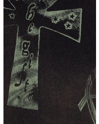 schwarzes bedrucktes Langarmshirt von HONOR THE GIFT