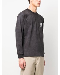 schwarzes bedrucktes Langarmshirt von Carhartt WIP