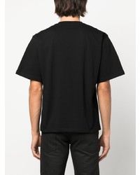 schwarzes bedrucktes Langarmshirt von Gmbh