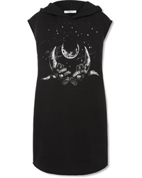 schwarzes bedrucktes Sweatkleid von Givenchy