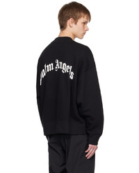 schwarzes bedrucktes Sweatshirt von Moncler Genius