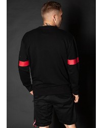 schwarzes bedrucktes Sweatshirt von Alpha Industries