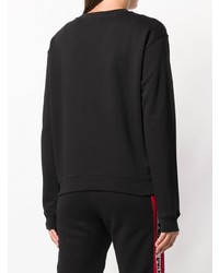 schwarzes bedrucktes Sweatshirt von Pinko