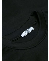 schwarzes bedrucktes Sweatshirt von Prada