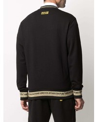 schwarzes bedrucktes Sweatshirt von VERSACE JEANS COUTURE