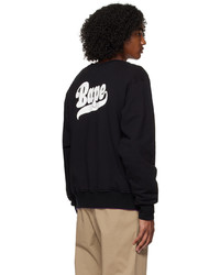 schwarzes bedrucktes Sweatshirt von BAPE