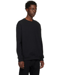 schwarzes bedrucktes Sweatshirt von Ksubi