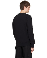 schwarzes bedrucktes Sweatshirt von Golden Goose