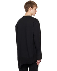 schwarzes bedrucktes Sweatshirt von Undercoverism