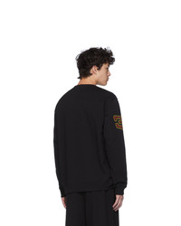 schwarzes bedrucktes Sweatshirt von Givenchy