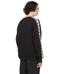 schwarzes bedrucktes Sweatshirt von Dolce & Gabbana